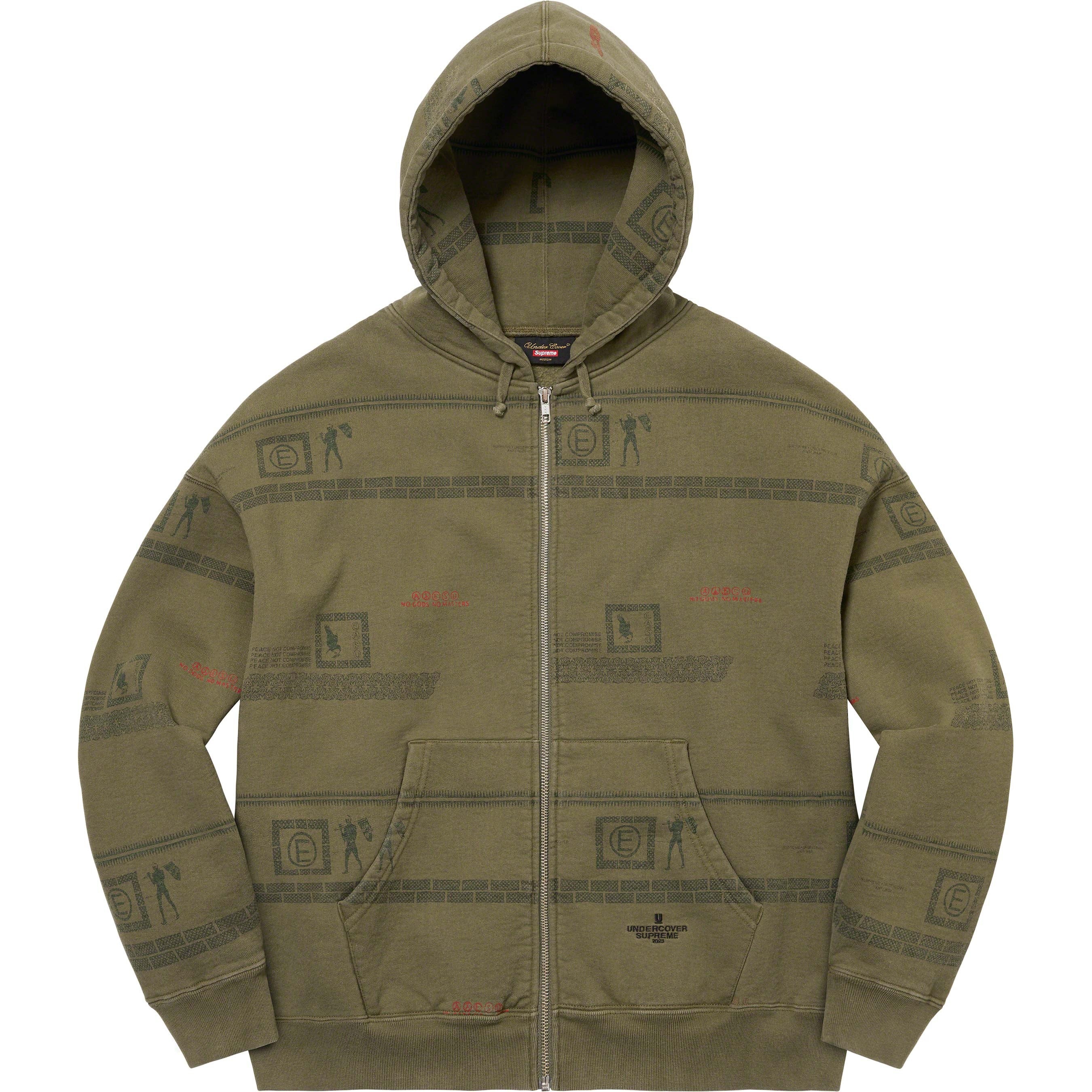 Supreme®/UNDERCOVER Zip Up Hooded Sweatshirt view 3